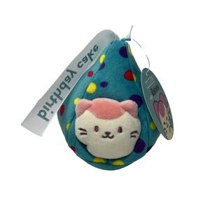Anirollz Mini Plush 4.5 inch Kittiroll Birthday Cake Kiss House NEW WITH TAG